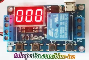 delay timer detik menit alat otomatis alarm trigger