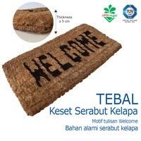 Gambar Keset Tebal serabut kelapa welcome coco mat thick 180158 cleanmatic dari KODAKI Mall Kota Administrasi Jakarta Utara 1 Tokopedia