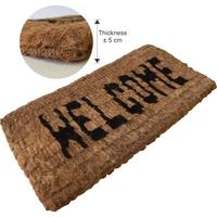 Gambar Keset Tebal serabut kelapa welcome coco mat thick 180158 cleanmatic dari KODAKI Mall Kota Administrasi Jakarta Utara 3 Tokopedia