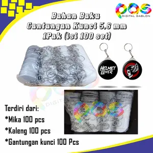 Bahan Baku Pin Gantungan Kunci 58 MM