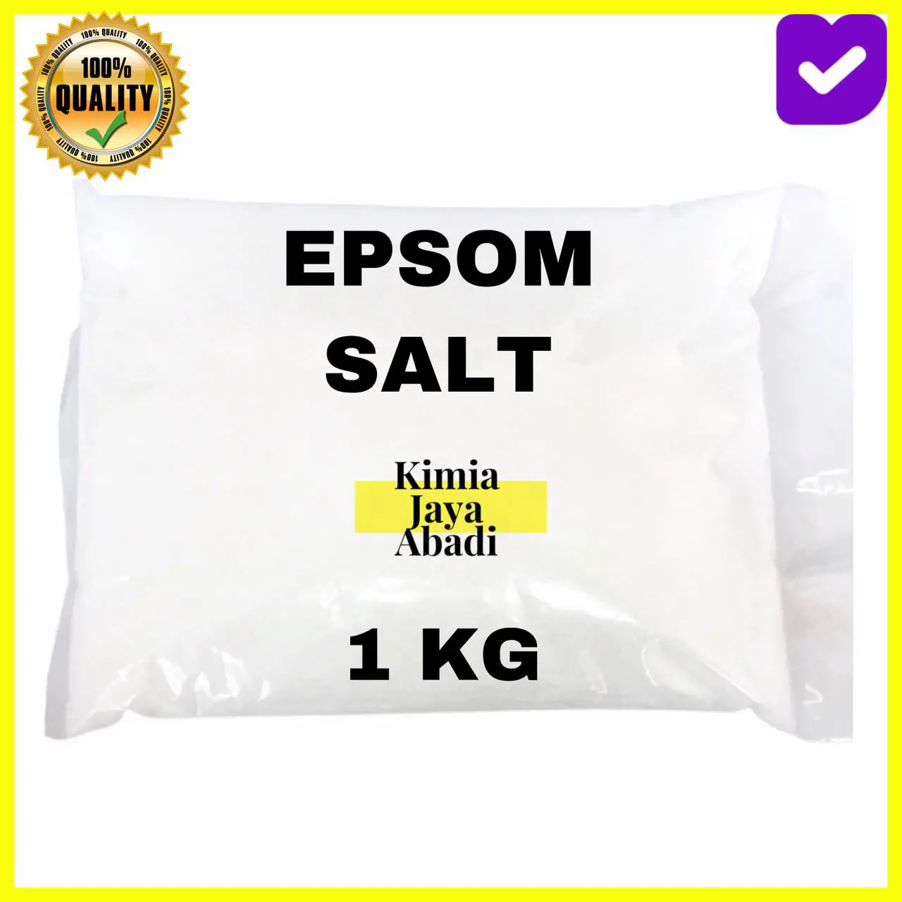 Garam Inggris / Epsom Salt / Magnesium Sulfate / MgSO4 1 KG