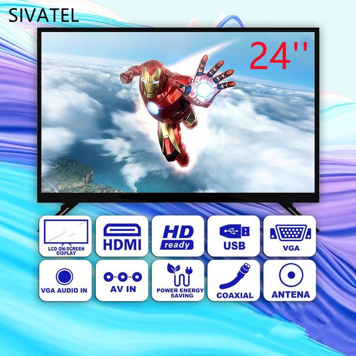Jual TV LED SIVATEL 19/21/22/24 inch HD Televisi murah Buat Monitor/PS ...