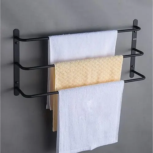 gantungan handuk 3 susun panjang 60cm/ Rak kamar mandi/ Rak gantung 3