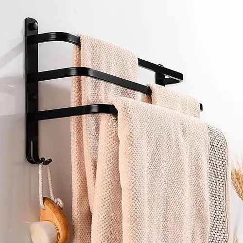 gantungan handuk 3 susun panjang 60cm/ Rak kamar mandi/ Rak gantung 2