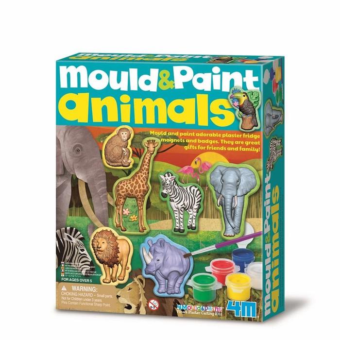 Gambar 4M Wild Animal Mould and Paint - Mainan Kreatif Tanah Liat dari Mishana Shop Kab. Tangerang Tokopedia