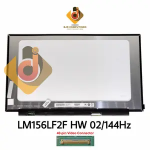 LCD LED Layar 15.6 Slim 40pin 144HZ LM156LF2F HW 02 No Screew IPS