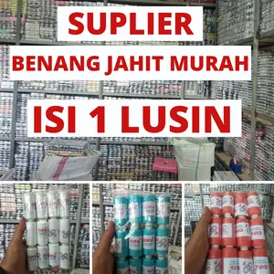 PTOMO Benang Jahit isi 12 Panjang 500 Yard | Kuat tidak mudah ptus