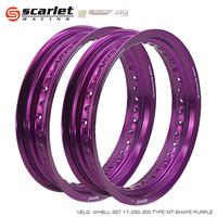 Gambar SCARLET RACING Velg Motor Pelk Pelek Rim Aloy Set Ring 17 250 300 MT Shape - Black, 36H / 32H dari scarletracingindonesia Kota Administrasi Jakarta Utara 4 Tokopedia