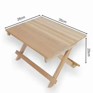 Meja Lipat Kayu portable DAMPAR Belajar Meja Ngaji TPA TPQ meja laptop