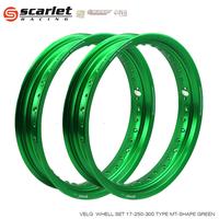 Gambar SCARLET RACING Velg Motor Pelk Pelek Rim Aloy Set Ring 17 250 300 MT Shape - Black, 36H / 32H dari scarletracingindonesia Kota Administrasi Jakarta Utara 3 Tokopedia
