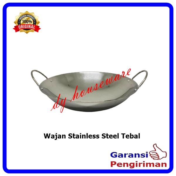 Wajan Stainless Steel Kuali Stainlis Tebal Anti Karat 2