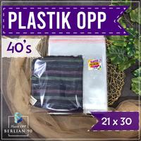 Gambar Plastik Opp Lem 21X30 Cm Tebal 40 Micron / Plastik Opp Seal Premium dari Plastik Opp Berlian 90 Kota Bandung 1 Tokopedia