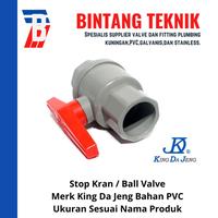 Gambar Ball Valve / Stop Kran 1" inch PVC KDJ dari Bintang Teknik Toko Kota Administrasi Jakarta Barat 3 Tokopedia