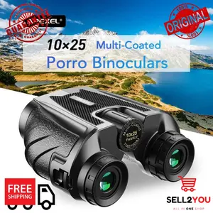 APEXEL Teropong Binoculars Compact Zoom 10x25 Hiking Camping Kemping