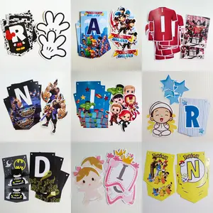 BUNTING FLAGS BANNER NAMA ULANG TAHUN AQIQAH KHITAN LAMARAN DEKORASI