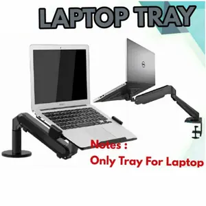 Bracket monitor Leptop Bracket Tray monitor PC Note book Jepit Meja