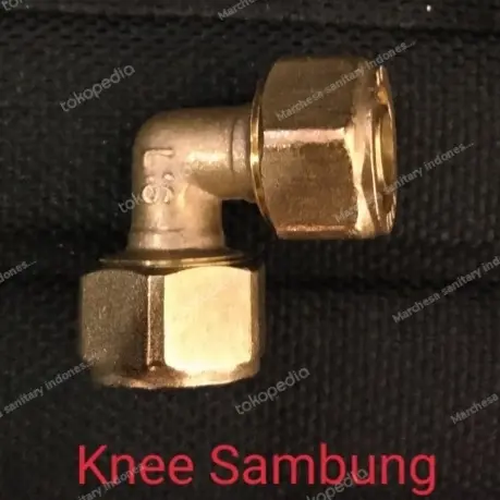 Sambungan pipa air panas Knee Sambung 1/2"