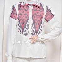 Gambar KI Kemeja Atasan Blouse Top Tenun Wanita Ciara Liora Pink - Hitam, 4 dari KainIndonesiaco Kota Administrasi Jakarta Timur 3 Tokopedia