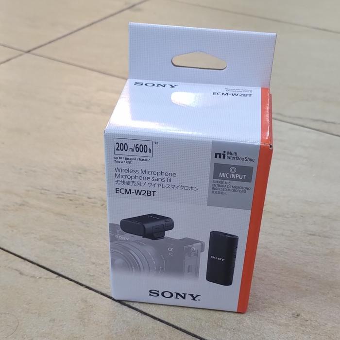 Jual Sony ECM-W2BT Camera Mount Digital Bluetooth Wireless Microphone ...