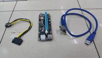 Gambar PCI-E / PCIE / PCI Express Riser Card USB 3.0 1x to 16x 6 capasitor dari distributorkomputer Kota Administrasi Jakarta Pusat 2 Tokopedia