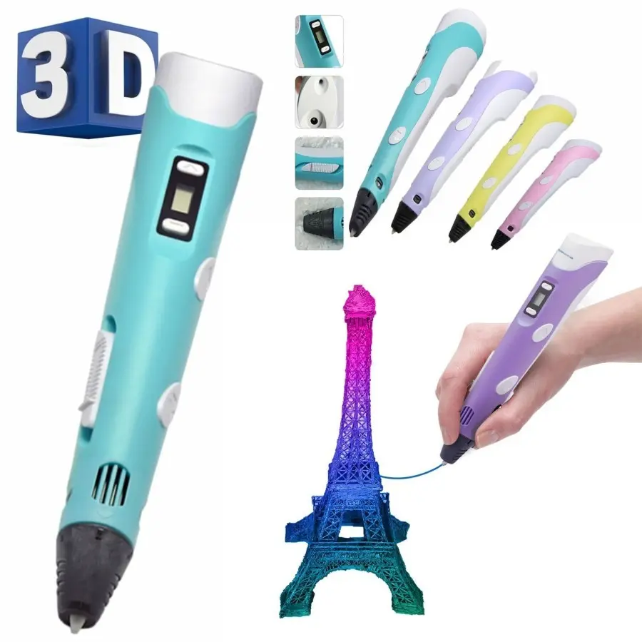 3D Printing Pen Magic Drawing with 9 Meter PLA Filament -DW-G2
