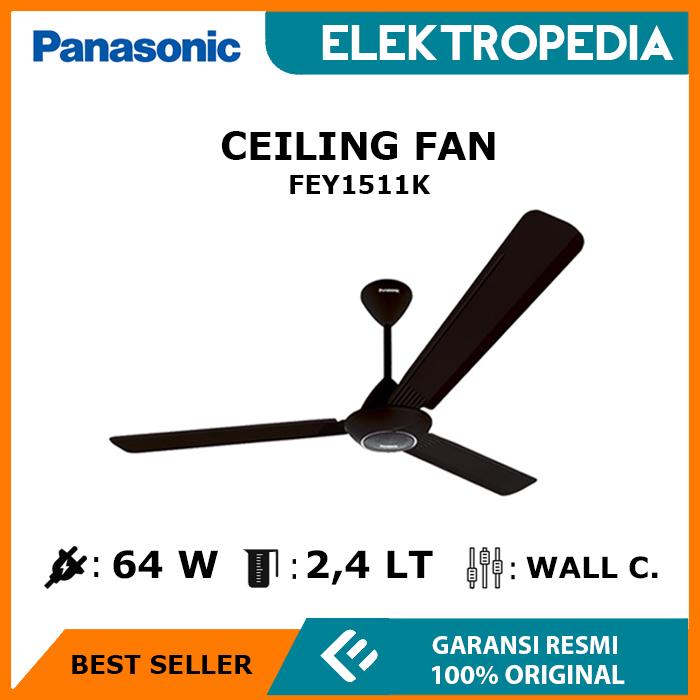 Gambar Panasonic - Ceiling Fan EY1511K ( Black Edition ) dari ELEKTROPEDIA Kota Administrasi Jakarta Pusat Tokopedia