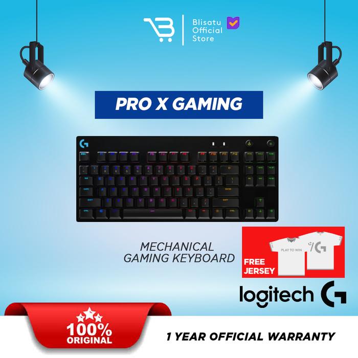 Gambar Logitech Pro X Gaming Keyboard dari Blisatu.id Kota Administrasi Jakarta Pusat Tokopedia