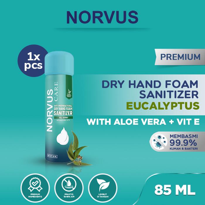 Gambar Dry Hand Foam Sanitizer 85 ml - NORVUS dari Norvus Indonesia Kota Administrasi Jakarta Barat Tokopedia