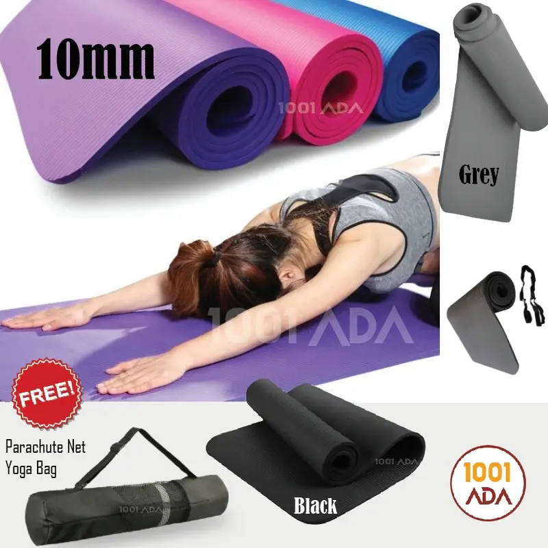 MATRAS YOGA/YOGA MAT/KARPET GYM FITNESS PILATES 10MM 0