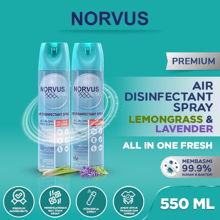 Gambar NORVUS - Bundling 2 pcs 550ml LG & LA Air Disinfectant Spray Aerosol dari Norvus Indonesia Kota Administrasi Jakarta Barat Tokopedia