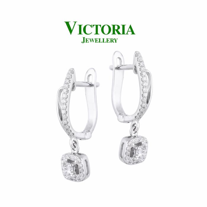 Gambar Anting Berlian Gantung VER685795 Victoria Jewellery dari Victoria Jewellery Online Kota Administrasi Jakarta Selatan Tokopedia