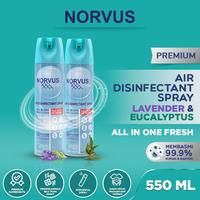 Gambar Bundle 2x 550ml Eucalyptus & Lavender Air Disinfectant Spray - NORVUS dari Norvus Indonesia Kota Administrasi Jakarta Barat 1 Tokopedia