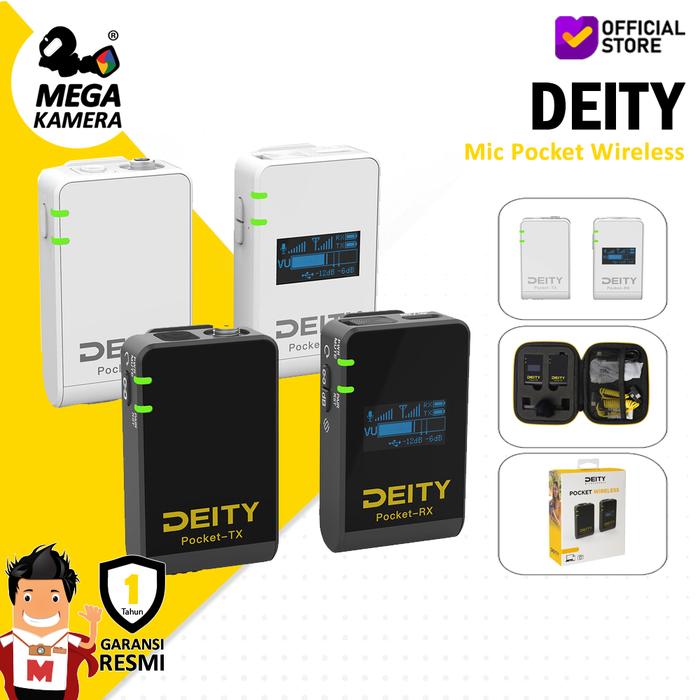 Gambar Deity Pocket Wireless Microphone System for Cameras & Smartphone - Hitam dari Megakamera Kota Administrasi Jakarta Utara Tokopedia