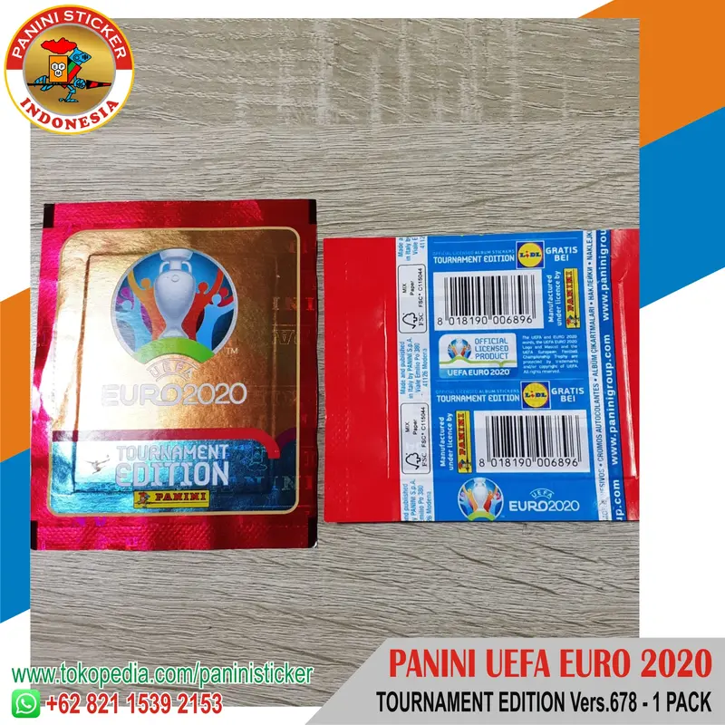 PANINI Sticker UEFA EURO 2020 Tournament Ed. Vers. 678 LIDE -1 Pack 1