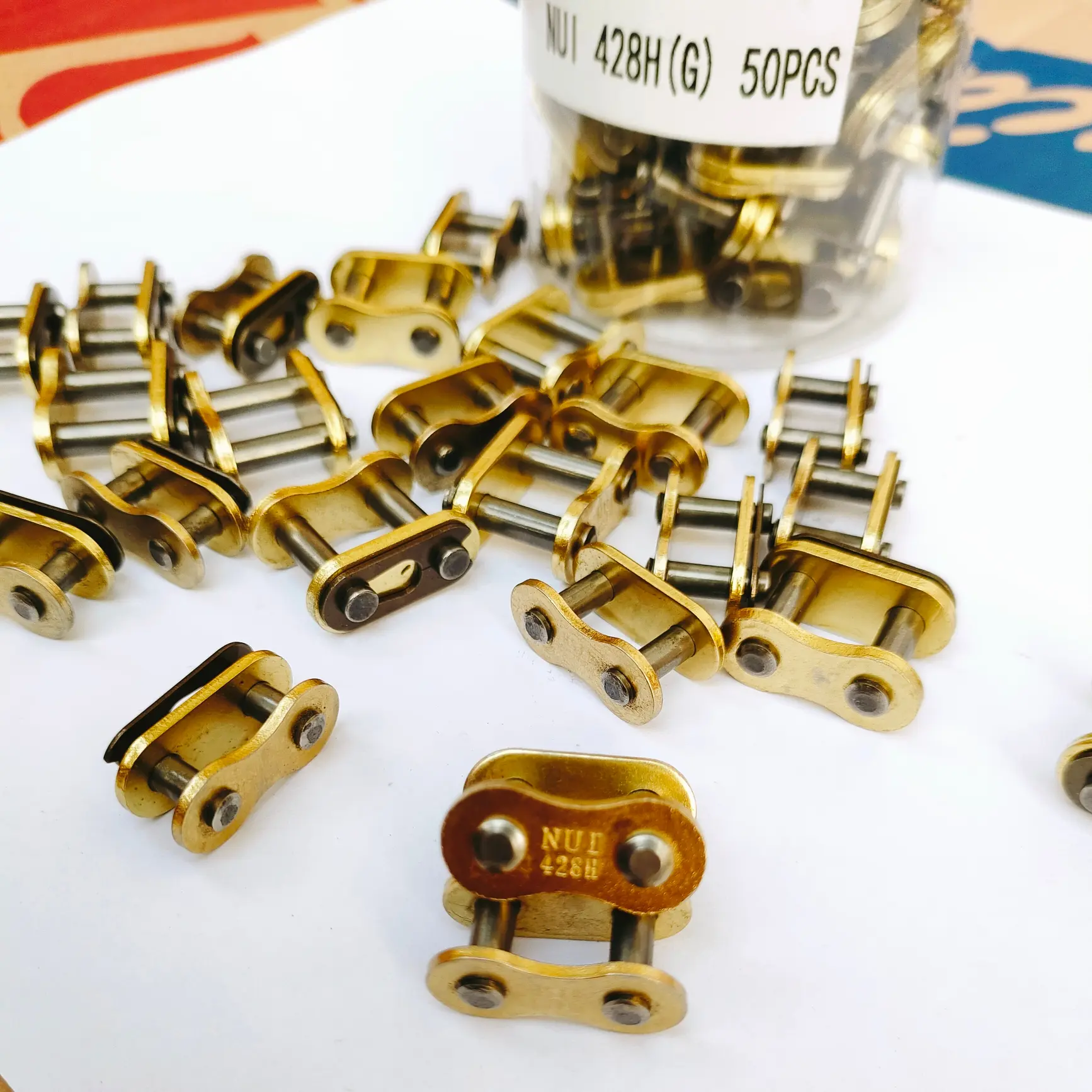 Sambungan Rantai Rante 415 Dan 428 H WARNA Gold Not TK Sss Willwood