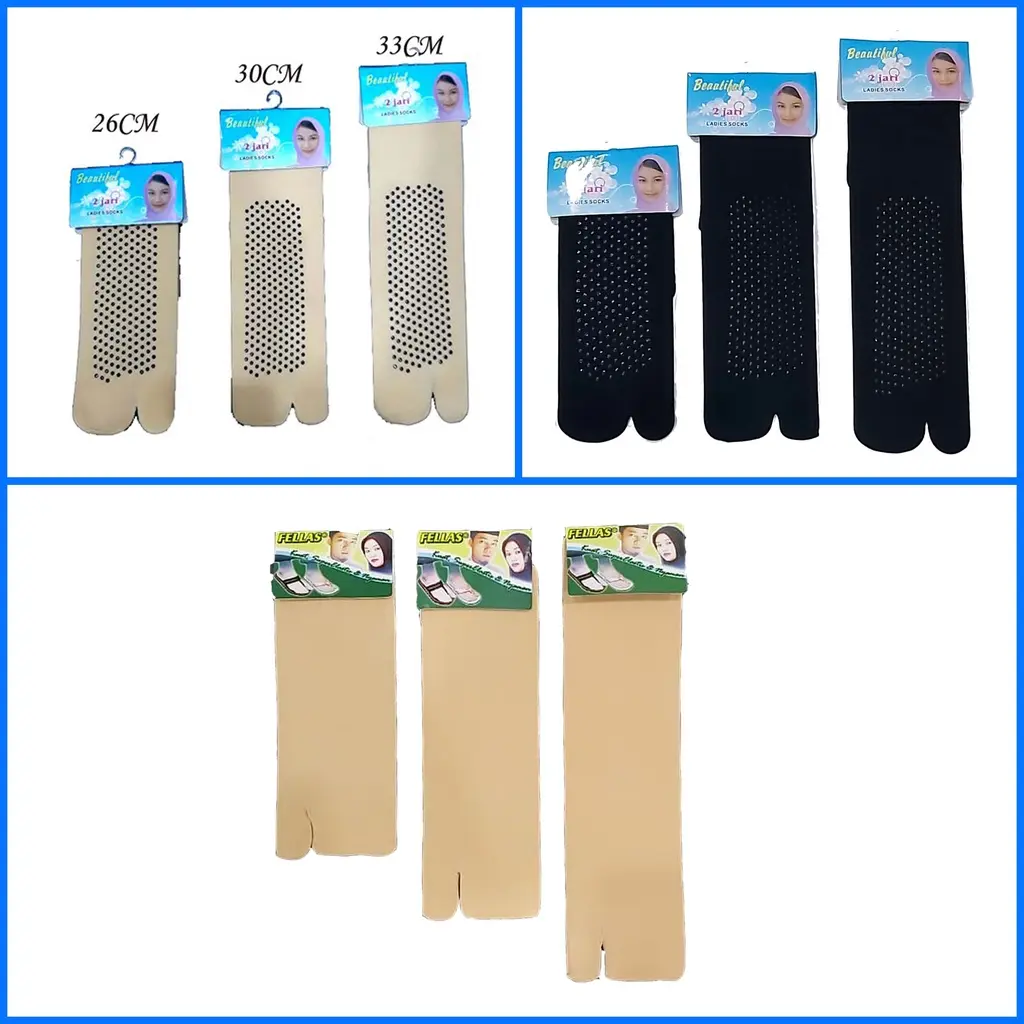 Kaos Kaki Stocking Muslimah ANTISLIP DAN NON ANTISLIP