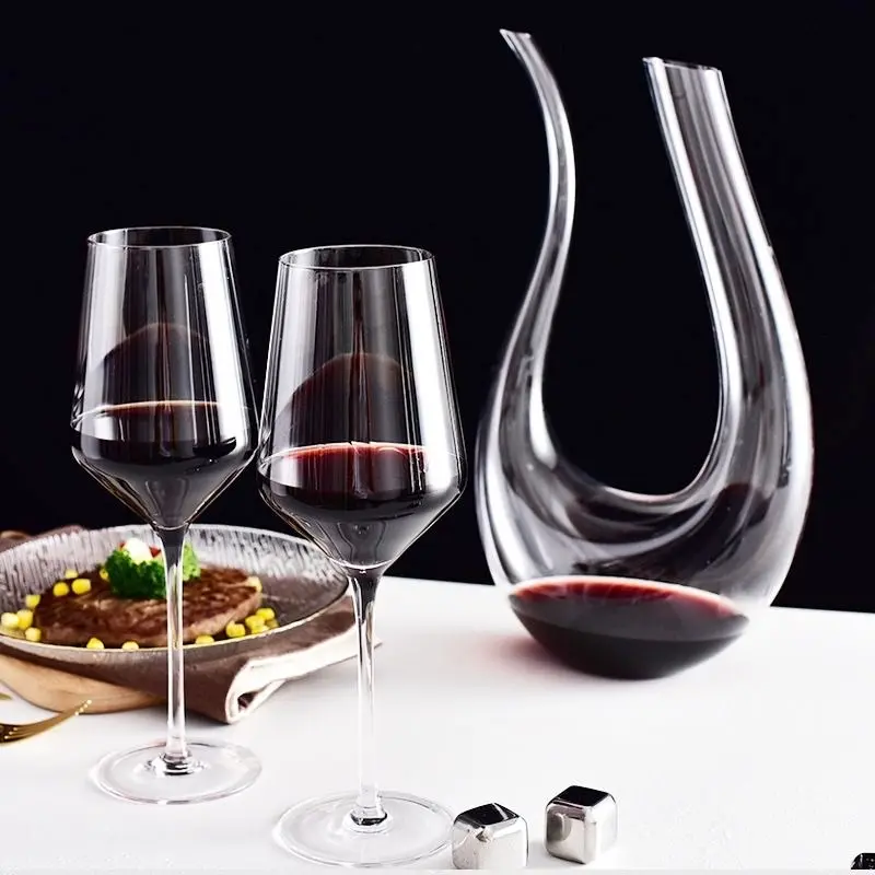 Wine Decanter Swan 1500ml / Wine Glass Set / Gelas Teko Wine Mewah Cup