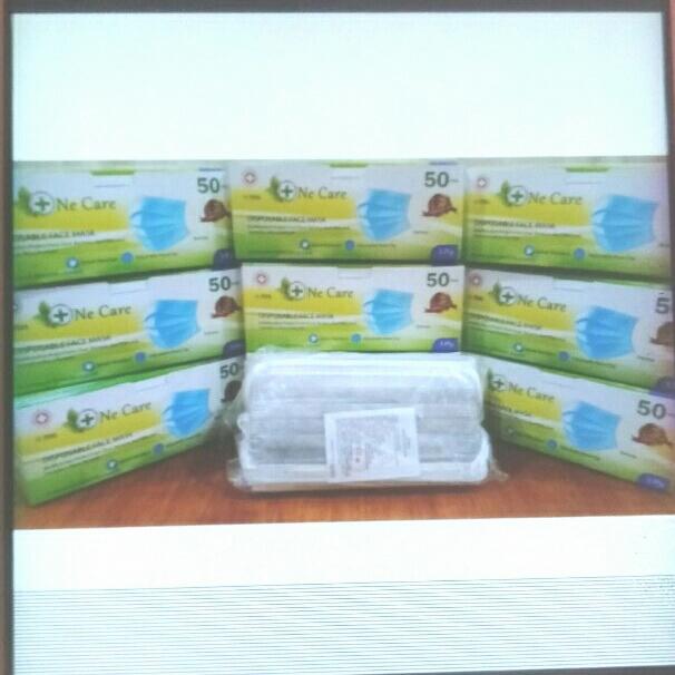 Masker one care abu abu 1 box 50 pcs