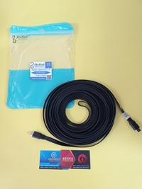 Gambar Cable (Display) General Data HDMI FLAT 15Mtr dari Aringo Computer Samarinda Kota Samarinda 1 Tokopedia