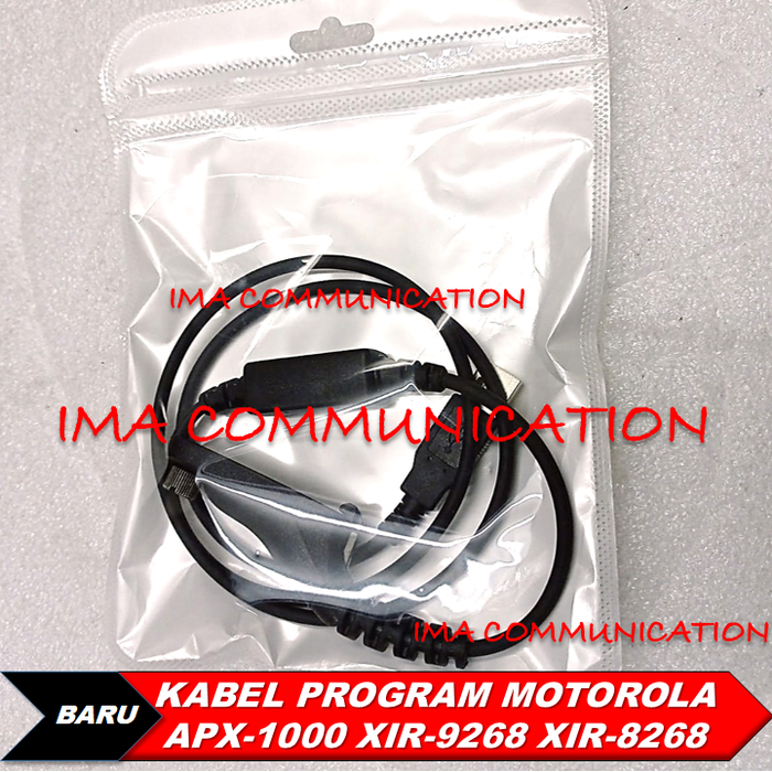 Gambar Kabel Program Ht Motorola Apx1000 Xir 9268 Xir 8268 dari IMA KOMUNIKASI SOLUTIONS Kota Administrasi Jakarta Barat Tokopedia