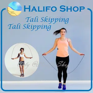 Tali Skipping - Jump Rope - Tali Lompat dengan Gagang Foam Anti Slip