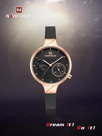 Gambar Naviforce Tali Pasir Tanggal Jam Tangan Wanita Analog 5001 Black Rose dari Liga.Arloji Kota Administrasi Jakarta Pusat 3 Tokopedia
