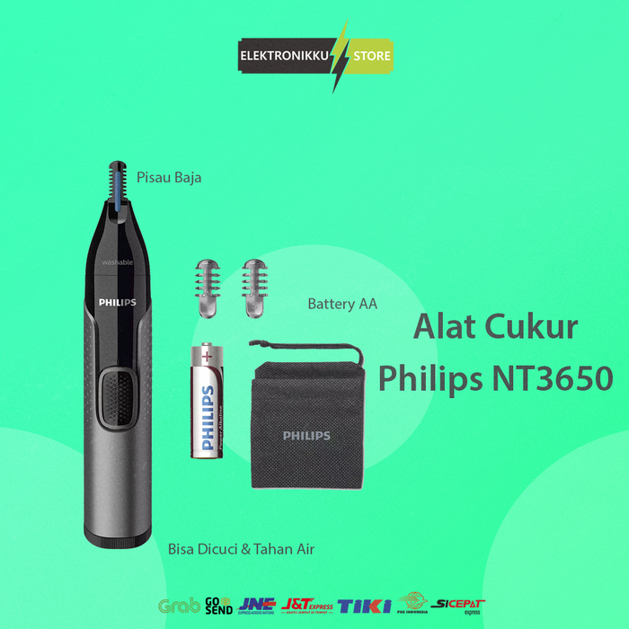 Gambar Electric Travel Shaver Philips NT3650 | Alat Cukur Bulu Hidung Alis dari Elektronikku Store Kota Surabaya Tokopedia