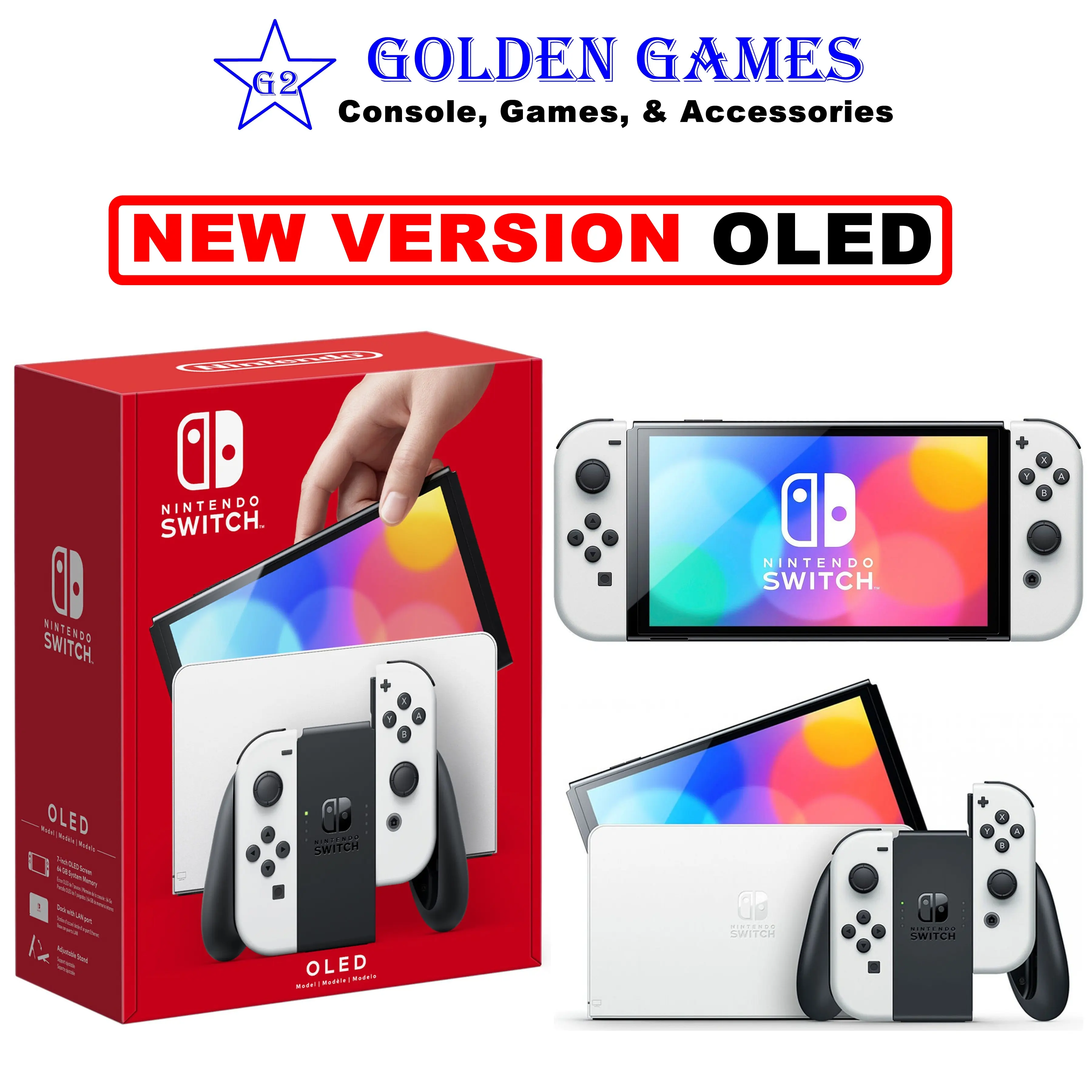 Console Nintendo Switch OLED - White