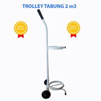 Gambar Trolley untuk Tabung Gas ukuran 2 m3 - Termurah dari Harizco Kota Bekasi 5 Tokopedia
