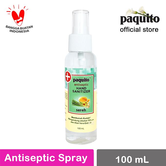 Gambar Paquito Antiseptic Hand Sanitizer Spray Sereh 100 ml dari Life at Paquito Kota Semarang Tokopedia