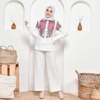 Gambar KI Kemeja Atasan Blouse Top Tenun Wanita Ciara Liora Pink - Hitam, 4 dari KainIndonesiaco Kota Administrasi Jakarta Timur 2 Tokopedia