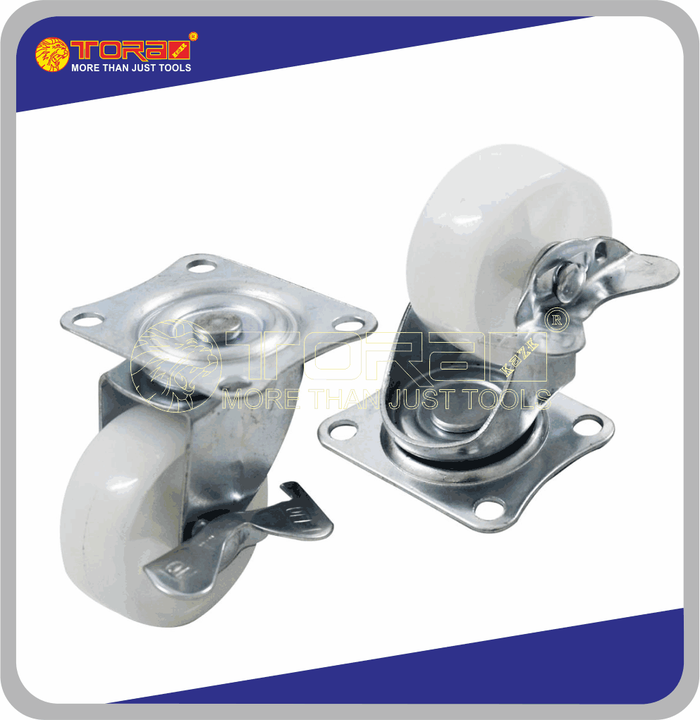 Gambar TORA Roda Nilon Hidup Plus Rem 2 Inch - Roda Nilon Kastor 2 Inch dari Tora Official Shop Kab. Bandung Tokopedia