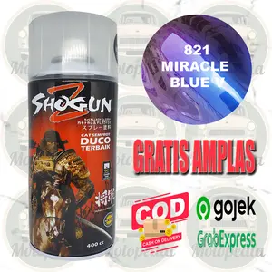 Cat Semprot Aerosol Pilok Pilox PyloxShogun Z Miracle Blue Bunglon 821
