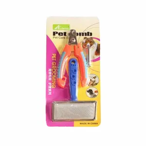 Pet Comb Set Grooming Perawatan Hewan Peliharaan - Aodemei